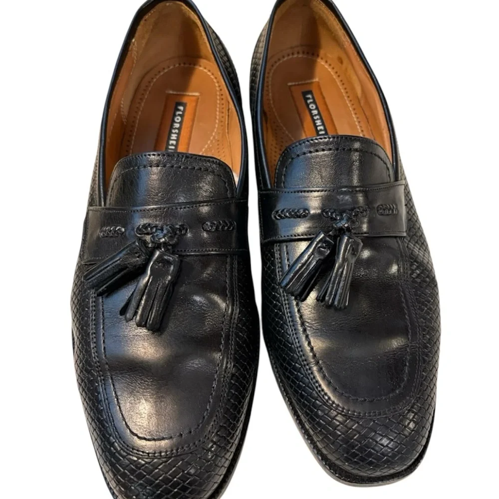 Florsheim Black Tassel Loafers